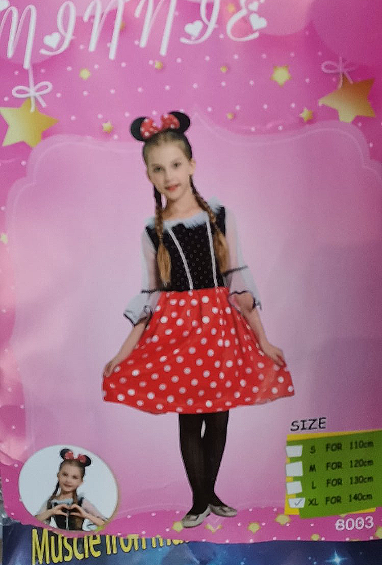 Детский карнавальный костюм микки маус Disney Минни Маус для девочки - фото 1 - id-p170357455
