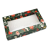 Коробка для пряников Подарок с окошком (Россия, 200х120х30 мм)