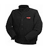 Куртка с электроподогревом водоотталкивающая(р.50-52, черная, АКБ:5V, 2A, от 10000 mAh, 3 режима нагрева, АКБ