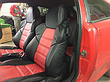 Чехлы Dinas Drive, универсальные, черно-красный, два передних, фото 6
