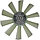 Вентилятор КАМАЗ-4307,ПАЗ,КАВЗ 520мм без муфты (дв.CUMMINS B3.9 140) арт. 040001691, фото 3