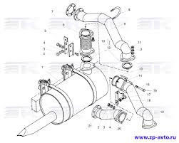 Глушитель ЛИАЗ-5256 (дв.ЯМЗ-236НЕ) арт. 525.30-1201010