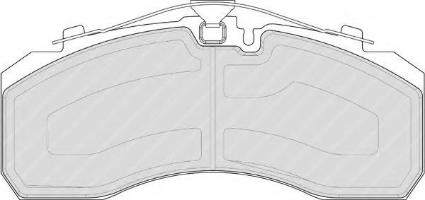 Колодки тормозные MERCEDES DAF SCANIA IVECO SAF МАЗ-203 передние/задние (4шт.) KNORR-BREMSE арт. K046772K50 - фото 2 - id-p19028582