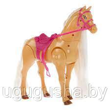 Игровой набор от ТМ КАРАПУЗ Лошадь для куклы СОФИЯ 29см ходит, качает головой - фото 4 - id-p170361878