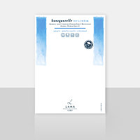 Бумага для акварели Lanaquarelle, 300 г/м, 100% хлопок, холодное прессование, среднее зерно, лист, 56 x 76 см