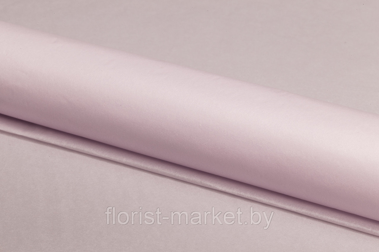 Тишью упаковочный материал, 58 см х 10 м, светло-розовый