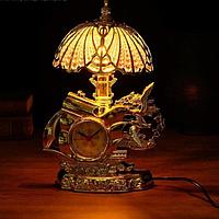 Часы- светильник «Корабль с чайками» цвет: микс