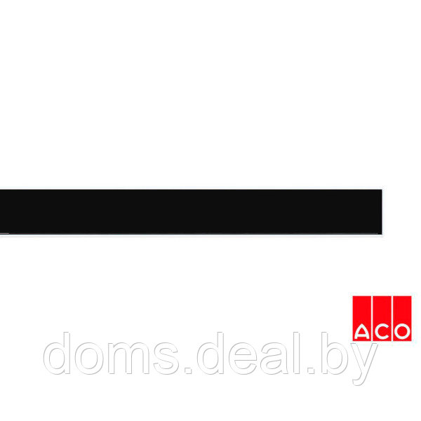 Решётка из камня (черная) для прямого канала ACO ShowerDrain E-line ACO E-line - фото 1 - id-p138617167