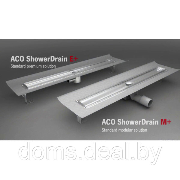 Душевой канал ACO ShowerDrain M+ line с горизонтальным фланцем ACO ShowerDrain M+ line - фото 4 - id-p138617206