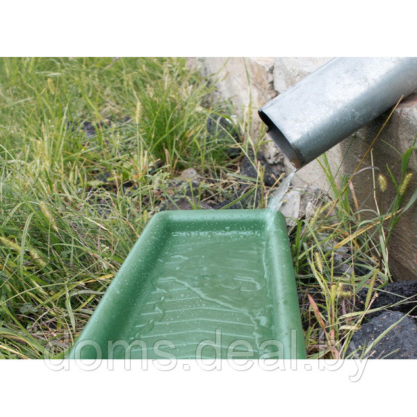 Пластиковый желоб Ecoteck Trickling (черный) для отвода вод от водосточных труб Ecoteck Ecoteck Trickling-01 - фото 3 - id-p165081659