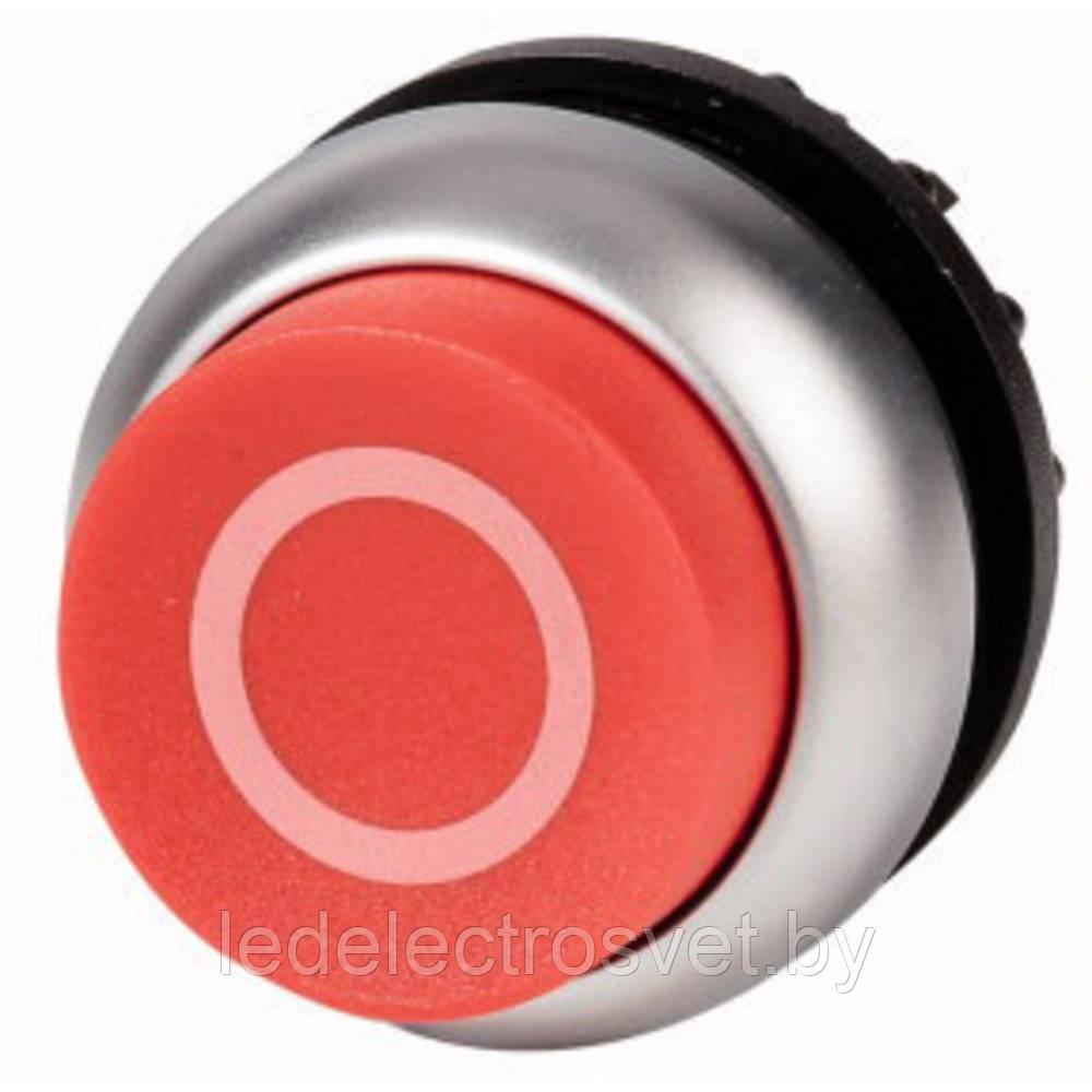 Кнопка красная Titan M22-D-R-X0, надпись 0, IP67 - фото 1 - id-p170303184