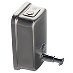 Дозатор для жидкого мыла Ksitex SD 1618-1000М антавандальный, матовый (1000 мл) - фото 2 - id-p62894010