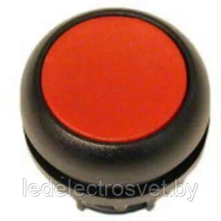 Кнопка красная с подсветкой Titan M22S-DRL-R, IP67 с микропереключ. фиксация/возврат, черное кольцо - фото 1 - id-p170303204