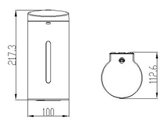 Дозатор сенсорный для жидкого мыла Ksitex ASD-650S, (650 мл) - фото 3 - id-p63218208