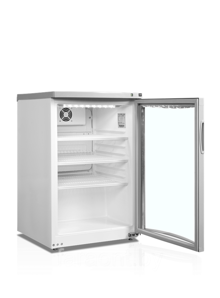 Шкаф холодильный со стеклом TEFCOLD BC85 W/FAN - фото 2 - id-p125730167