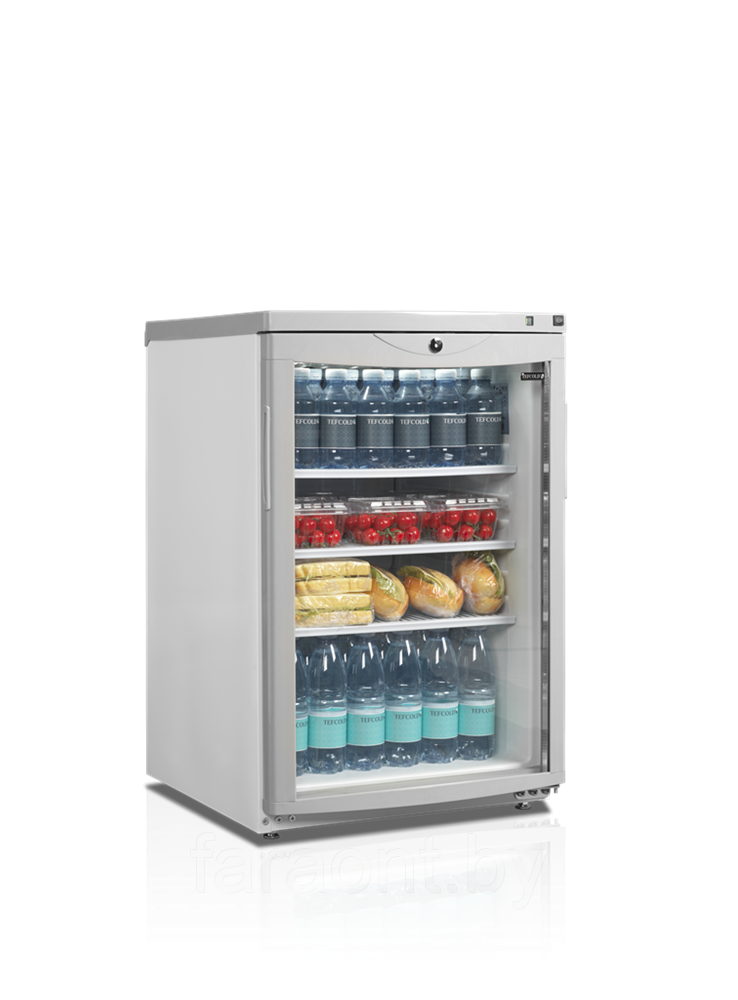 Шкаф холодильный со стеклом TEFCOLD BC85 W/FAN - фото 5 - id-p125730167