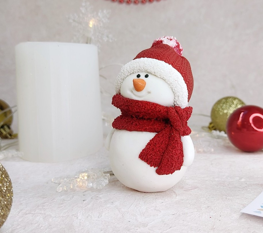 Молд "Снеговичок в шарфе" - фото 3 - id-p170414834