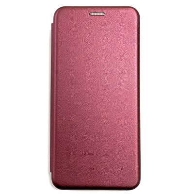Чехол-книга на основе из силикона Book Case New 3D бордовый для Samsung Galaxy A72 - фото 1 - id-p170415022