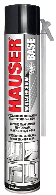 Пена бытовая 500 гр всесезонная HAUSER BASE 03686