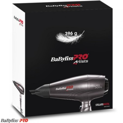 Фен Babyliss Pro STELLATO DIGITAL 2400W BAB7500IE+Расческа в подарок - фото 4 - id-p166459331