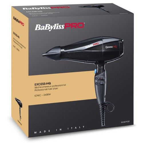 Фен Babyliss Pro EXCESS-HQ ionic 2600W BAB6990IE+Расческа в подарок - фото 2 - id-p166607054