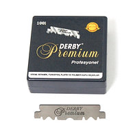 Лезвия Derby Premium половинки, 100 шт