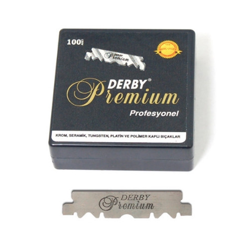 Лезвия Derby Premium половинки, 100 шт - фото 1 - id-p170419050