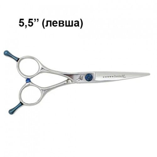 Ножницы парикмахерские Suntachi ЛЕВША CC-55A (5,5")***** прямые - фото 1 - id-p170419063