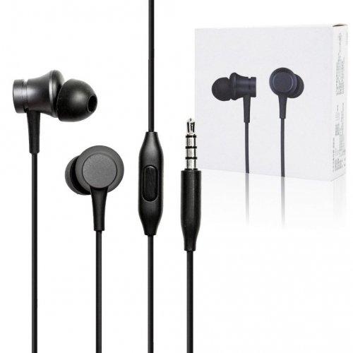 Наушники с микрофоном Xiaomi Mi In-Ear Headphones Basic Черные - фото 2 - id-p170397629