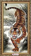 Картина стразами "Тигр на охоте"