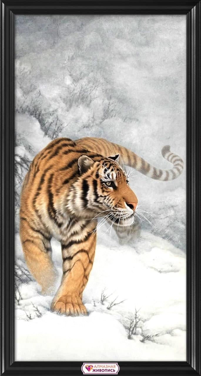 Картина стразами "Тигр на охоте" - фото 1 - id-p170425669