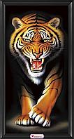 Картина стразами "Тигр в темноте"