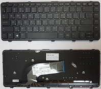 Клавиатура для ноутбука HP Probook 430 G2, черная, с рамкой, с подсветкой