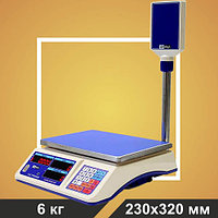 Весы МТ 6 МГДА (1/2; 230х320) "Гастроном" RS232/Wi-Fi