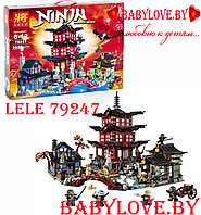 Конструктор Lele 79247 серия NINJA Ниндзя /Bela Ninja 10427 Храм Аэроджитсу (аналог Lego Ninjago 70751)