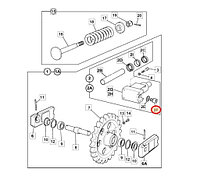 903/21171 Адаптер (клапан) для смазки натяжения гусеницы JCB 801-803