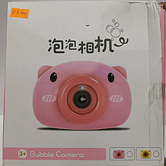 Фотоаппарат игрушечный с мыльными пузырями