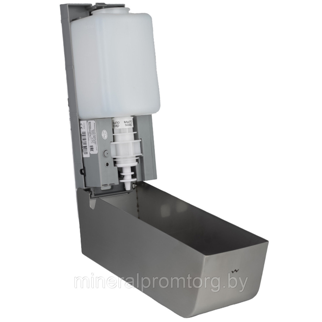 Дозатор для мыла жидкого сенсорный Ksitex ASD-7961M, антивандальный (1000 мл) матовый - фото 5 - id-p164030396