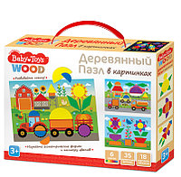 Пазл деревянный 35 эл Baby Toys, арт. 04098