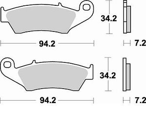 Колодки тормозные 772SM1 Braking (Италия)