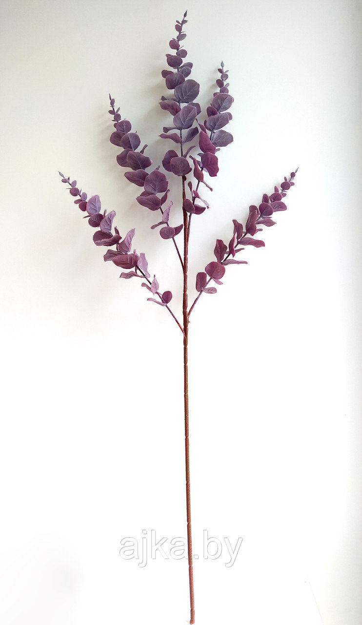 Ветка искусственная Эвкалипт 95 см, фиолетовый - фото 2 - id-p170463439
