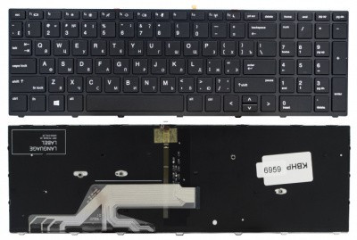 Клавиатура HP G5 455, BLACK, Backlite, RU - фото 1 - id-p170479497
