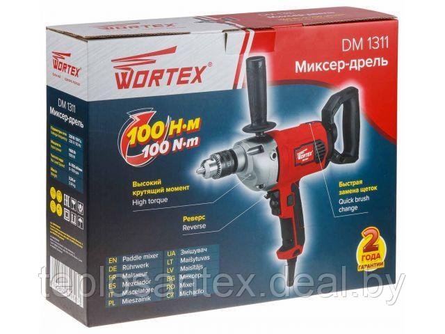 Миксер-дрель WORTEX DM 1311 (1100 Вт, регулировка оборотов, без насадки, ЗВП в комплекте) в Гомеле - фото 5 - id-p61680442