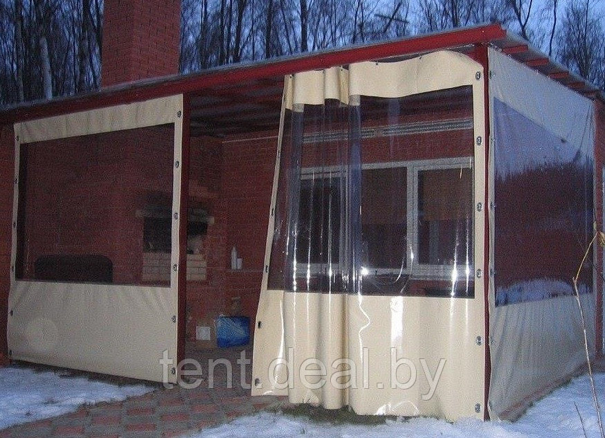 Прозрачные шторы для навеса - фото 1 - id-p170484465