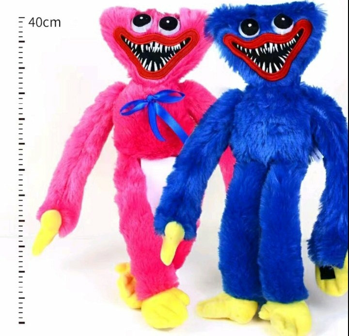 Мягкая игрушка Хаги Ваги (Huggy Wuggy) Киси Миси 40см. Плюшевая кукла из игры Хагги Вагги (Huggy Wuggy)