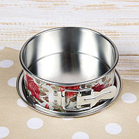 Форма для выпечки разъемная 13х4,7 см "Круг. Розарий"