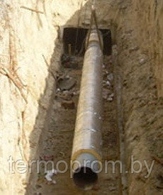 Монтаж и ремонт теплотрасс и ГВС предварительно изолированными трубами