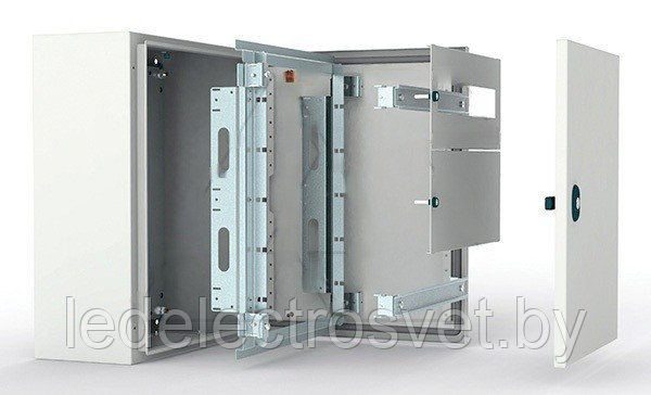 Дверь внутренняя глухая для щита EC 1200x800 (ВxШ) с монт. компл., RAL7035 - фото 1 - id-p170490444