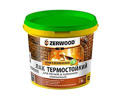 ЛАК термостойкий ZERWOOD LT для печей и каминов в п/э ведре по 0,9кг (по 12 шт. в карт. ящ.) штрих-к