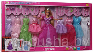 DEFA Кукла Defa Lucy Мои наряды, в наборе 8 платьев и 20 аксессуаров